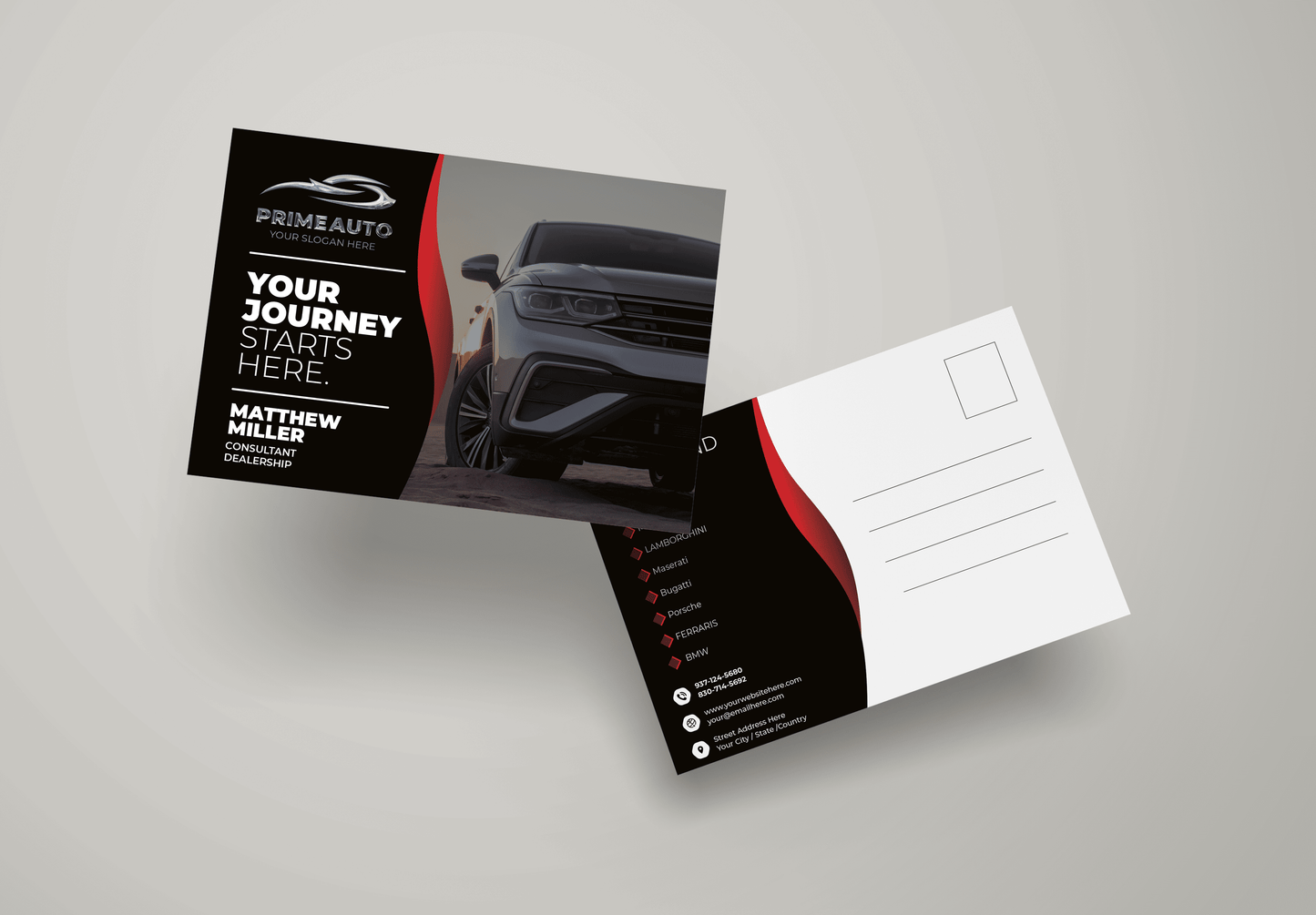 Dealerships Postcards | Luxury