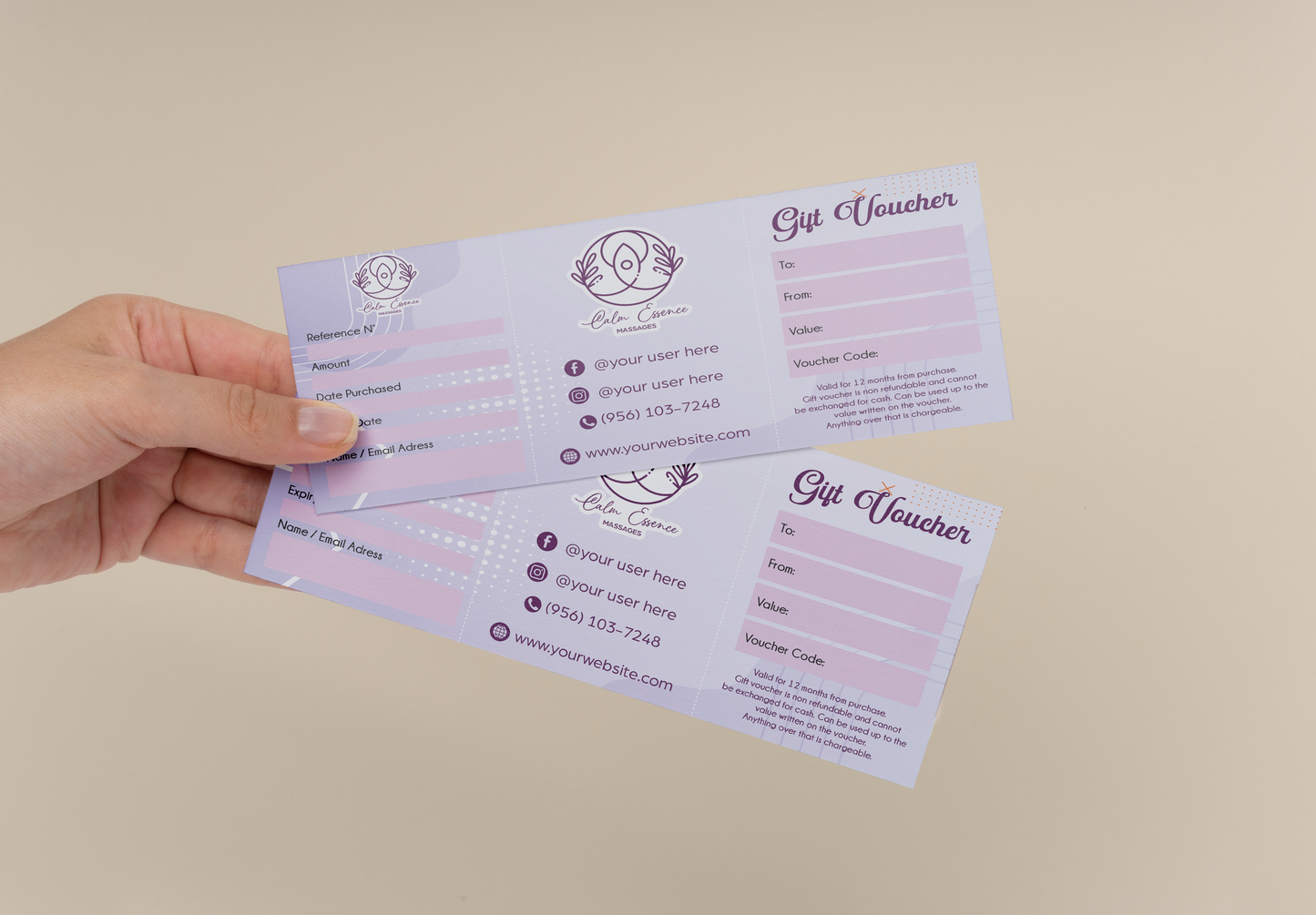 Custom Gift Certificate