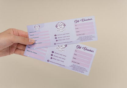 Custom Gift Certificate