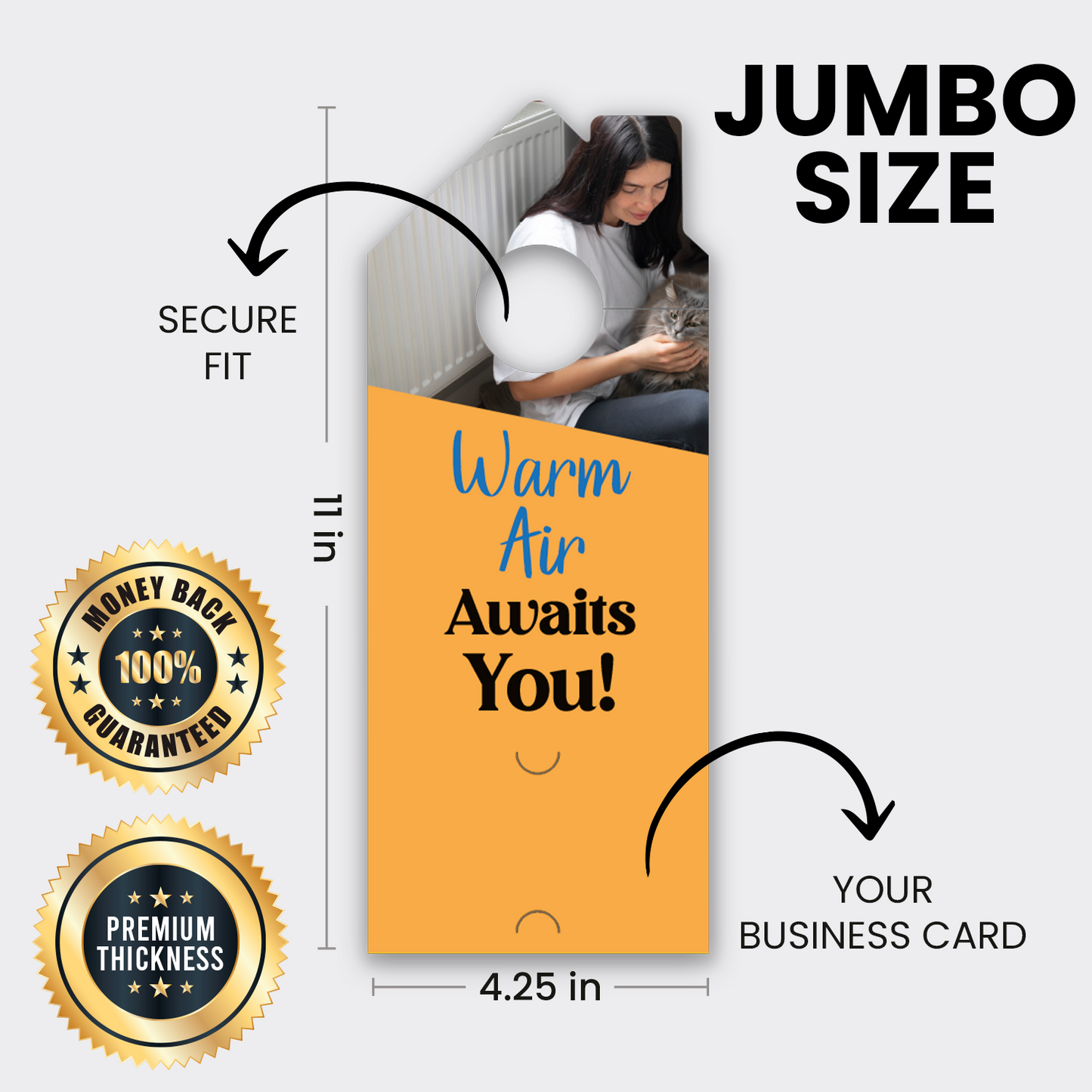 Heating Service Door Hangers