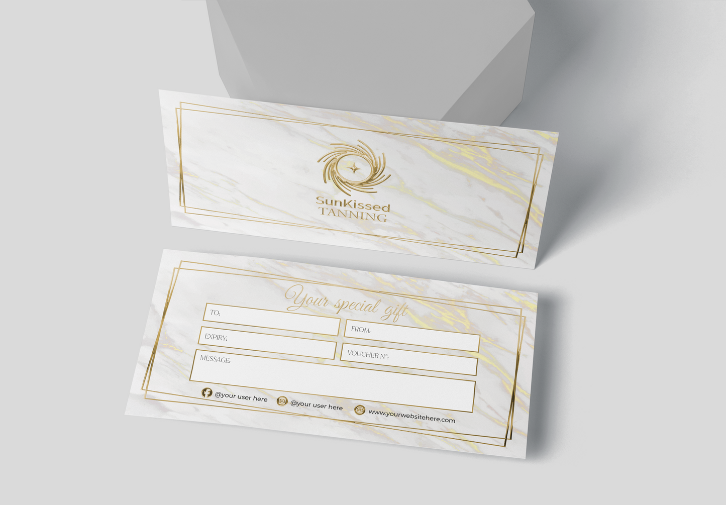Luxury Custom Gift Certificate