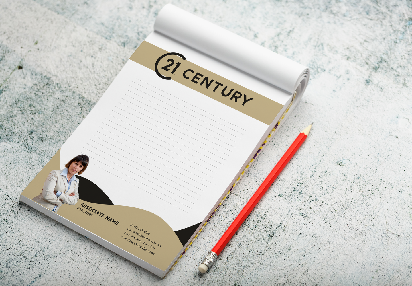 Century 21 Custom Realtor Notepad