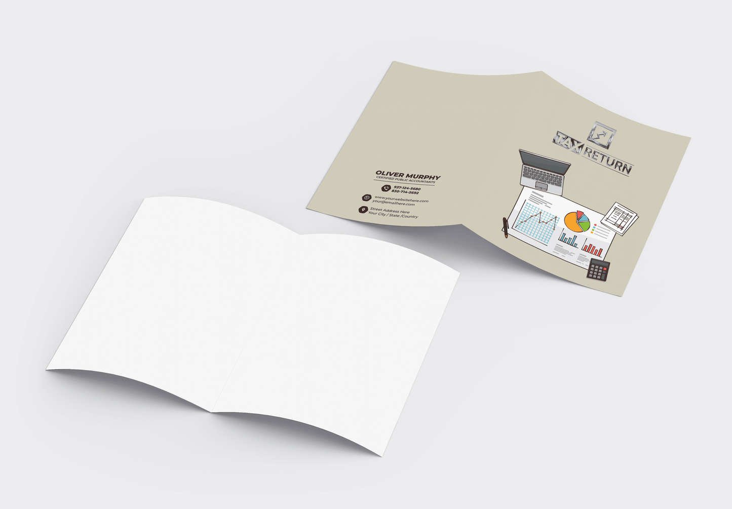 Tax Return Greeting Cards | Luxury