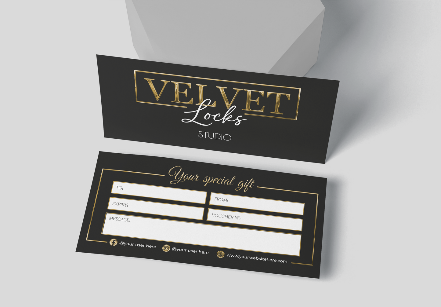 Luxury Custom Gift Certificate