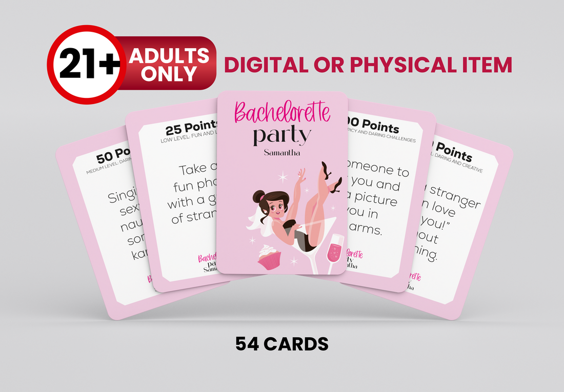 Goodbye to Singlehood: A Card Game for Bachelorette Fun!