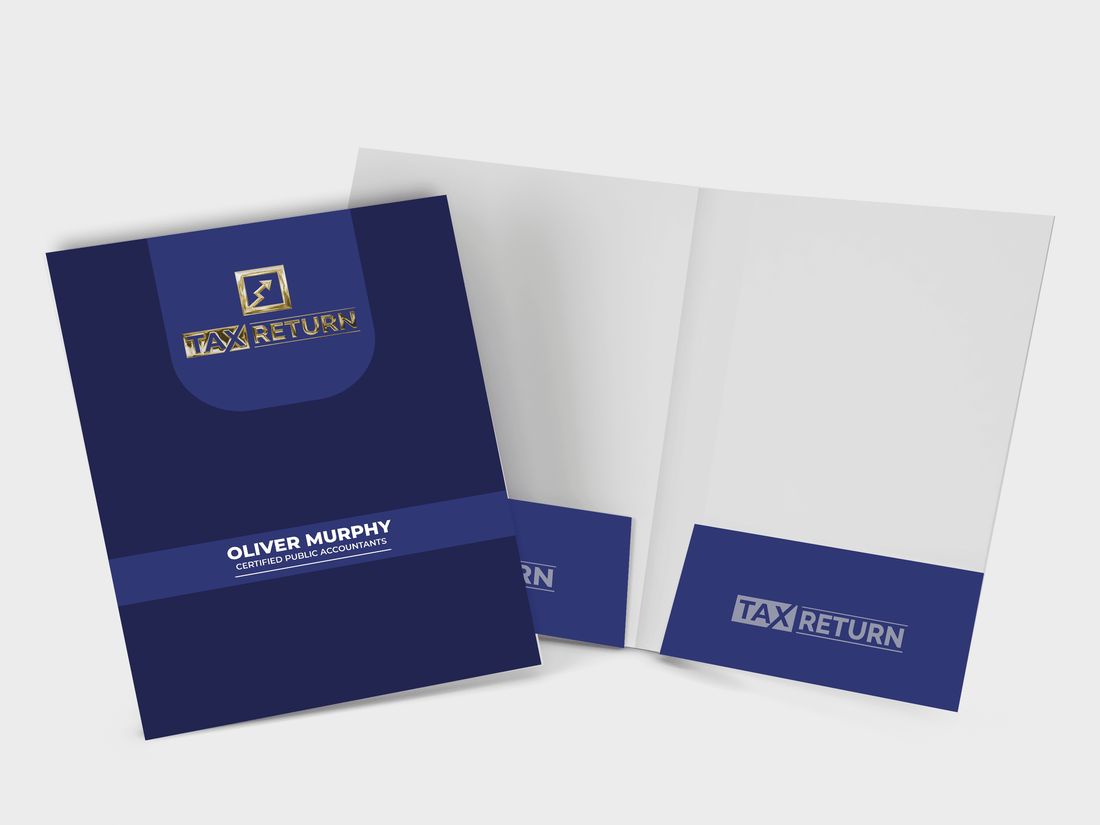 Tax Return Presentation Folder | Luxury
