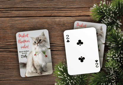 RUSH Marry Christmas Playing Cards