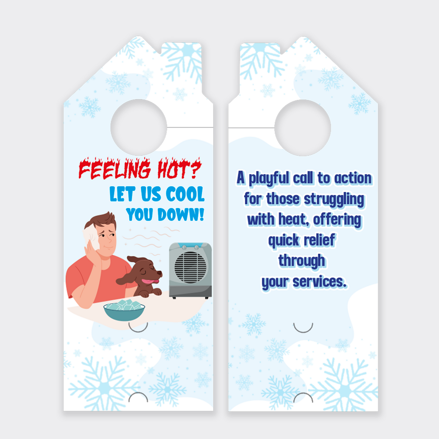 Air Conditioning Door Hangers