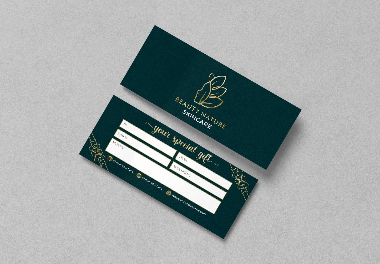 Luxury Custom Gift Certificate