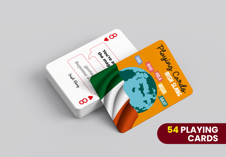 RUSH Irish Slang Generic Playing Cards
