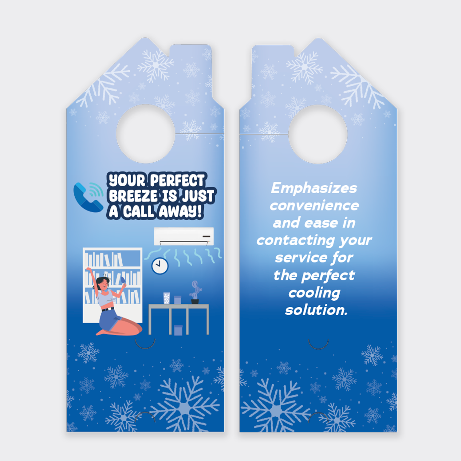 Air Conditioning Door Hangers
