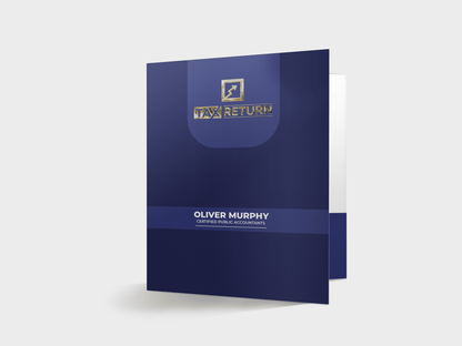 Tax Return Presentation Folder | Luxury
