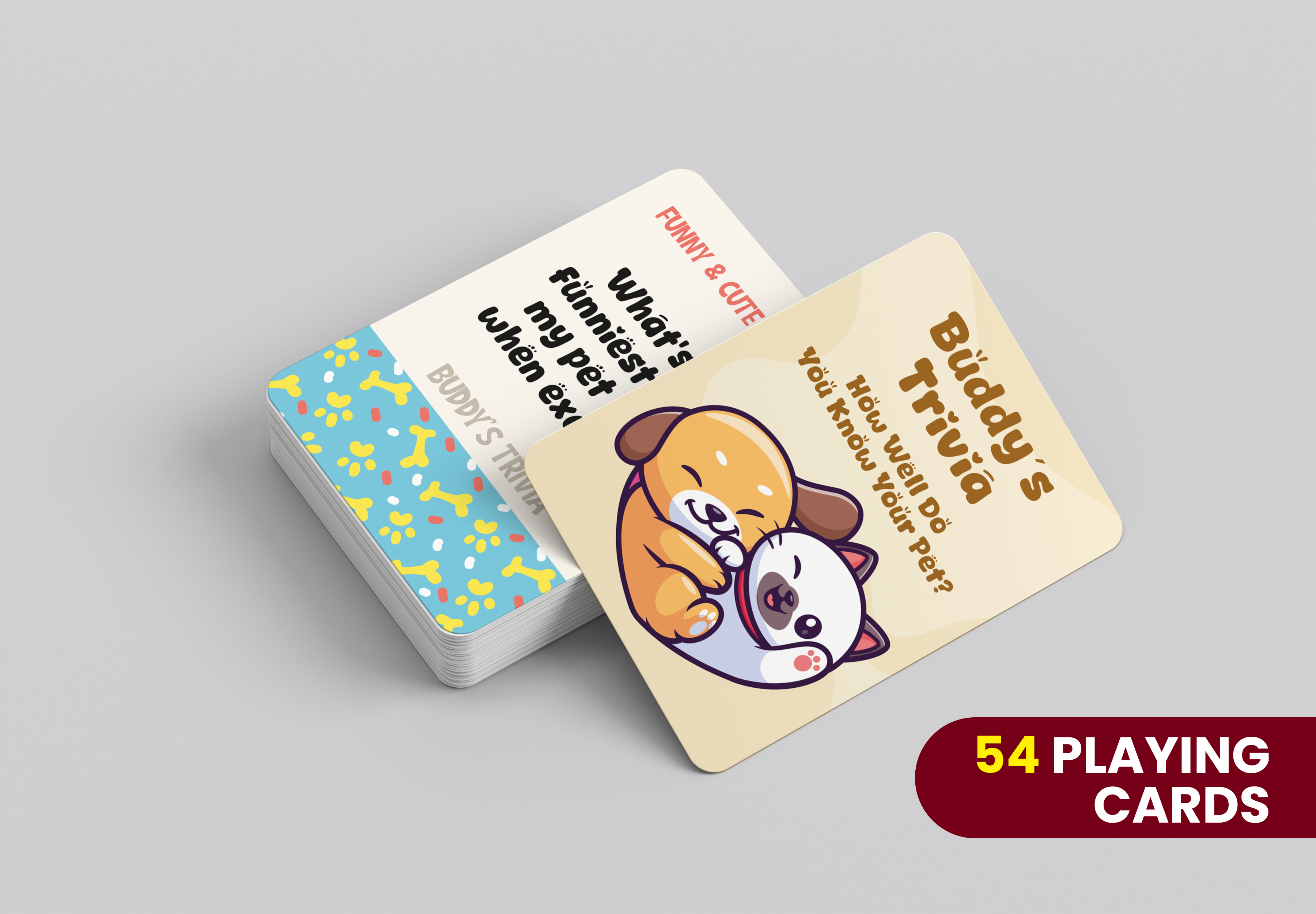 Trivia Playing Cards (Pets)