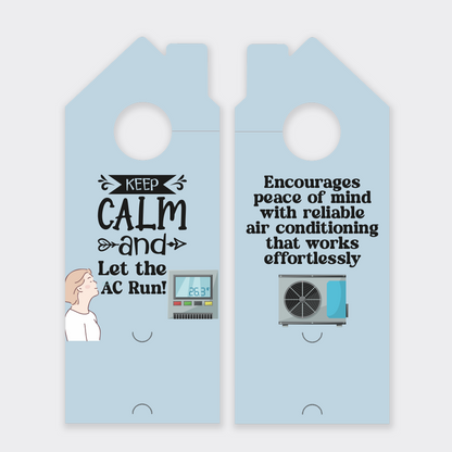 Air Conditioning Door Hangers