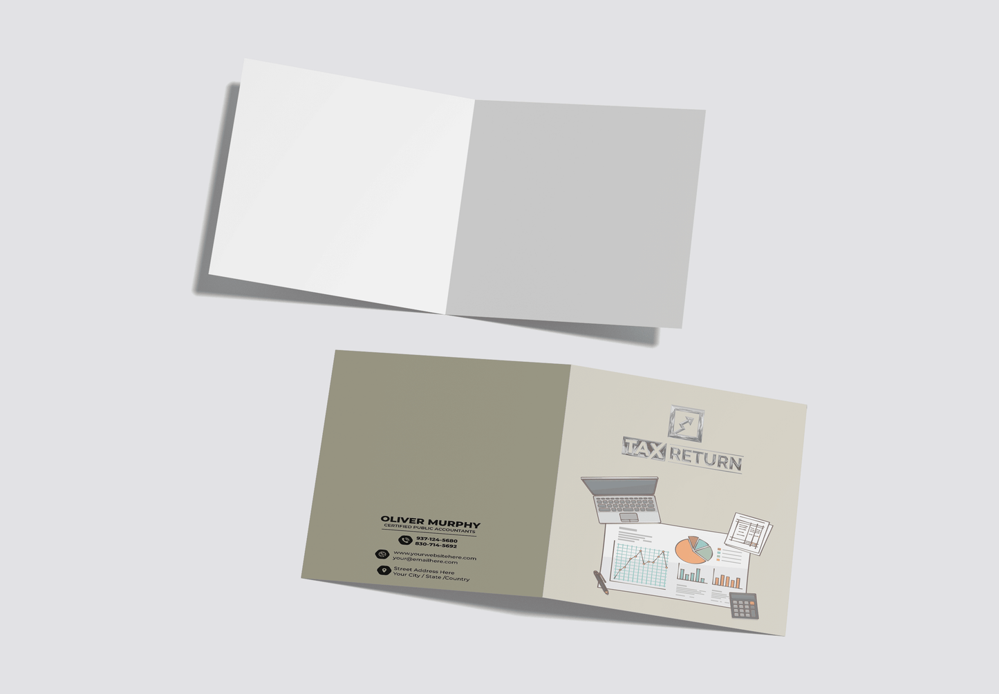 Tax Return Greeting Cards | Luxury