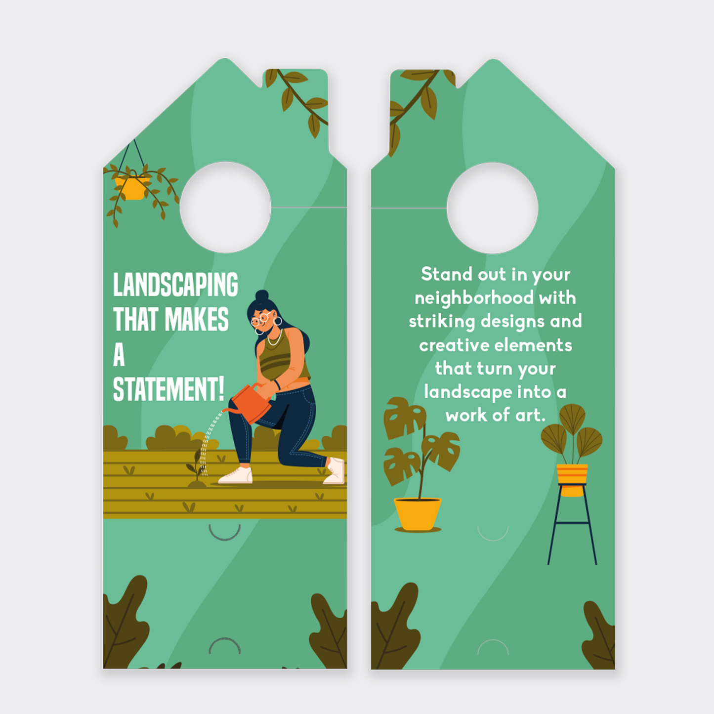 Landscape Services Door Hangers