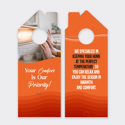 Heating Service Door Hangers
