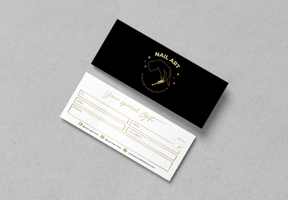 Luxury Custom Gift Certificate