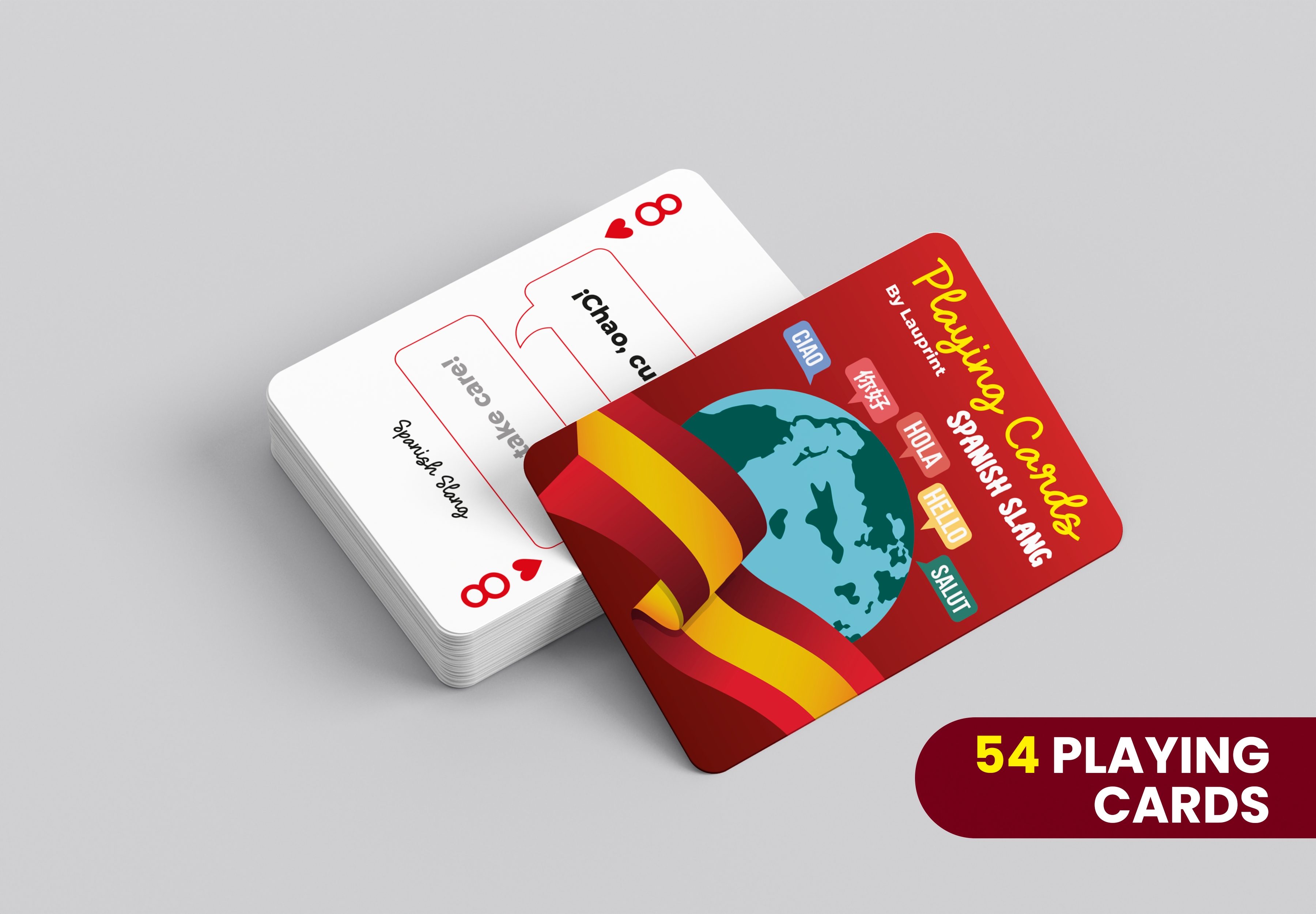 RUSH Spanish Slang Generic Playing Cards