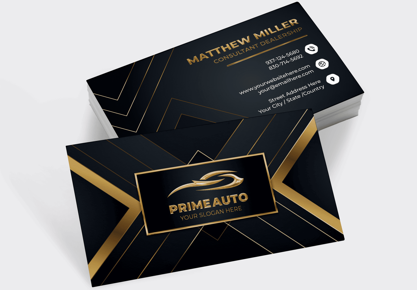 Dealerships Business Cards | Luxury