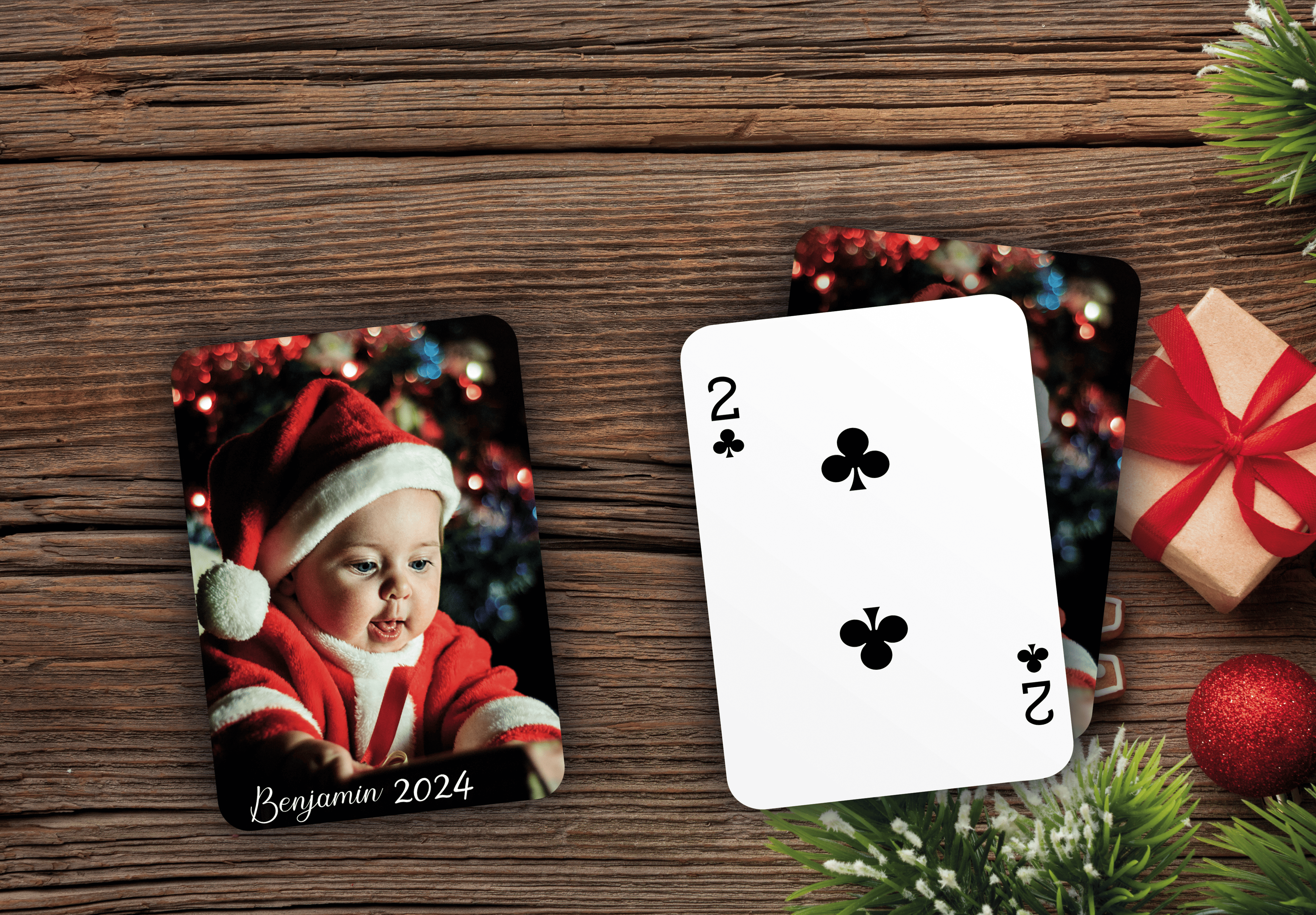 RUSH Marry Christmas Playing Cards