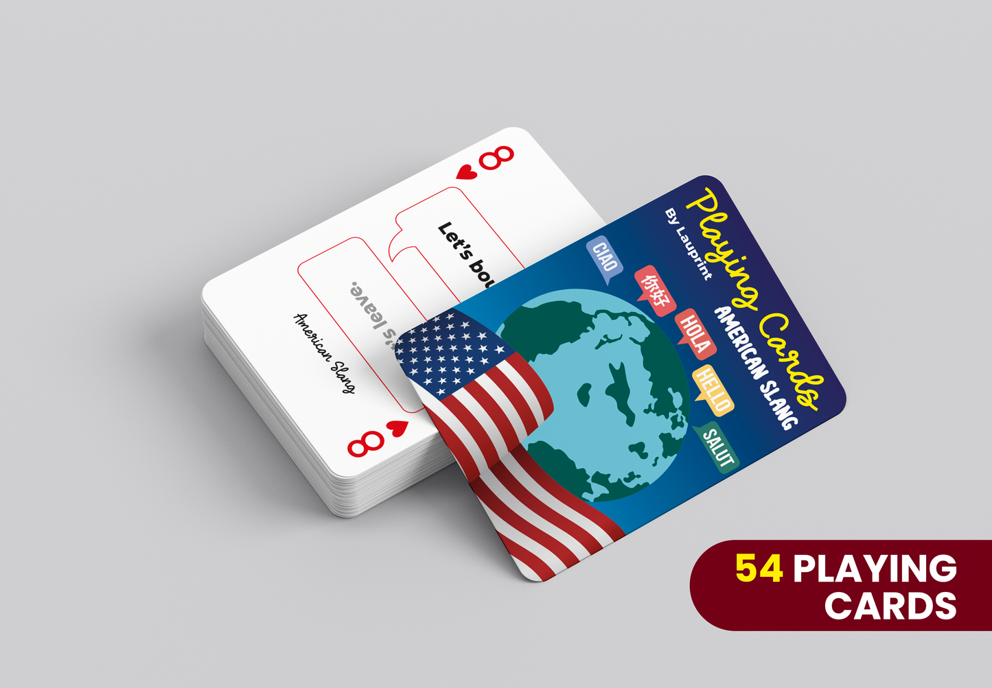 RUSH American Slang Generic Playing Cards