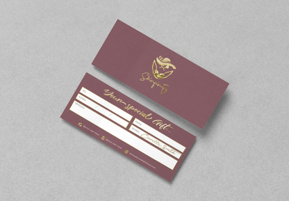 Luxury Custom Gift Certificate
