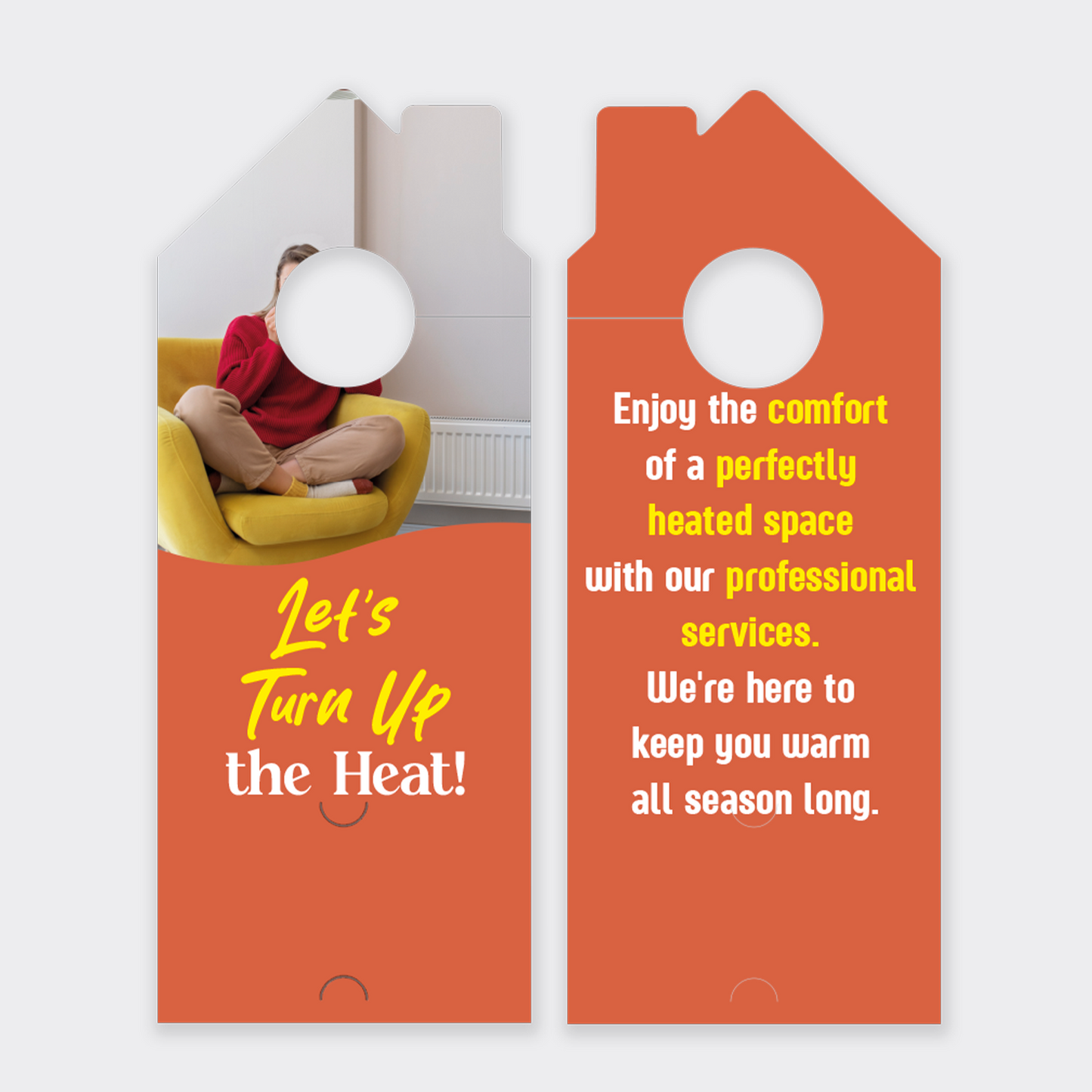 Heating Service Door Hangers