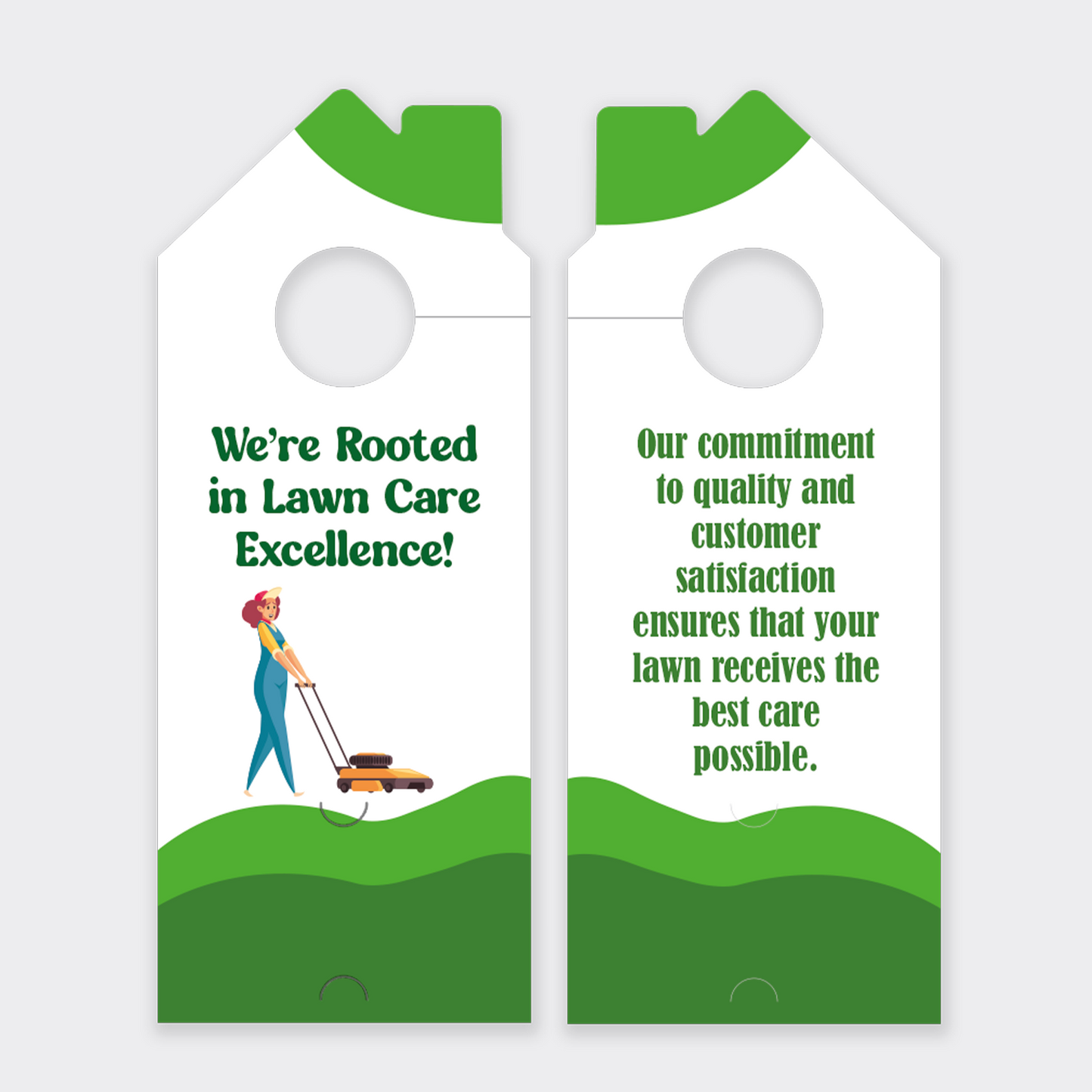 Lawn Care Door Hangers