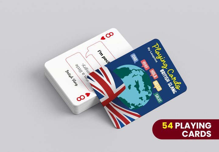 RUSH British Slang Generic Playing Cards