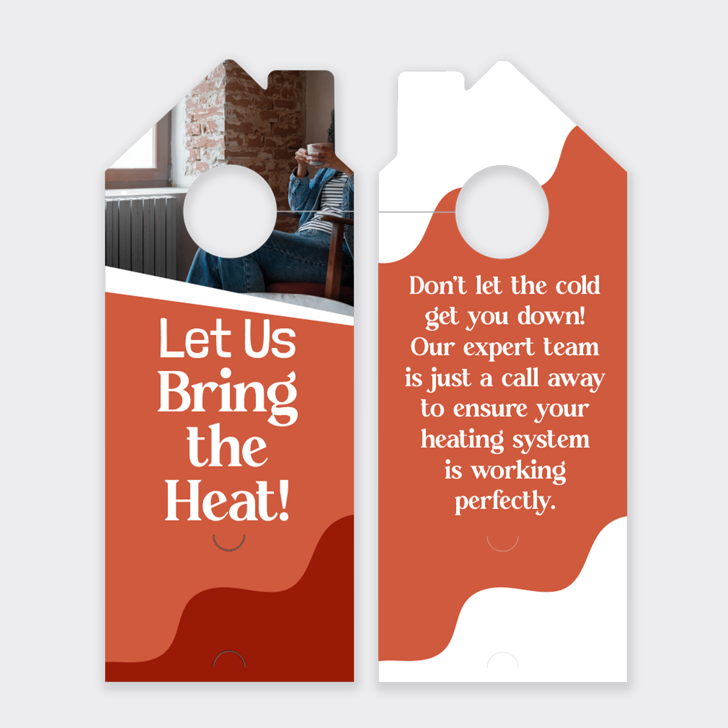 Heating Service Door Hangers