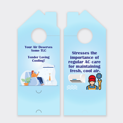 Air Conditioning Door Hangers