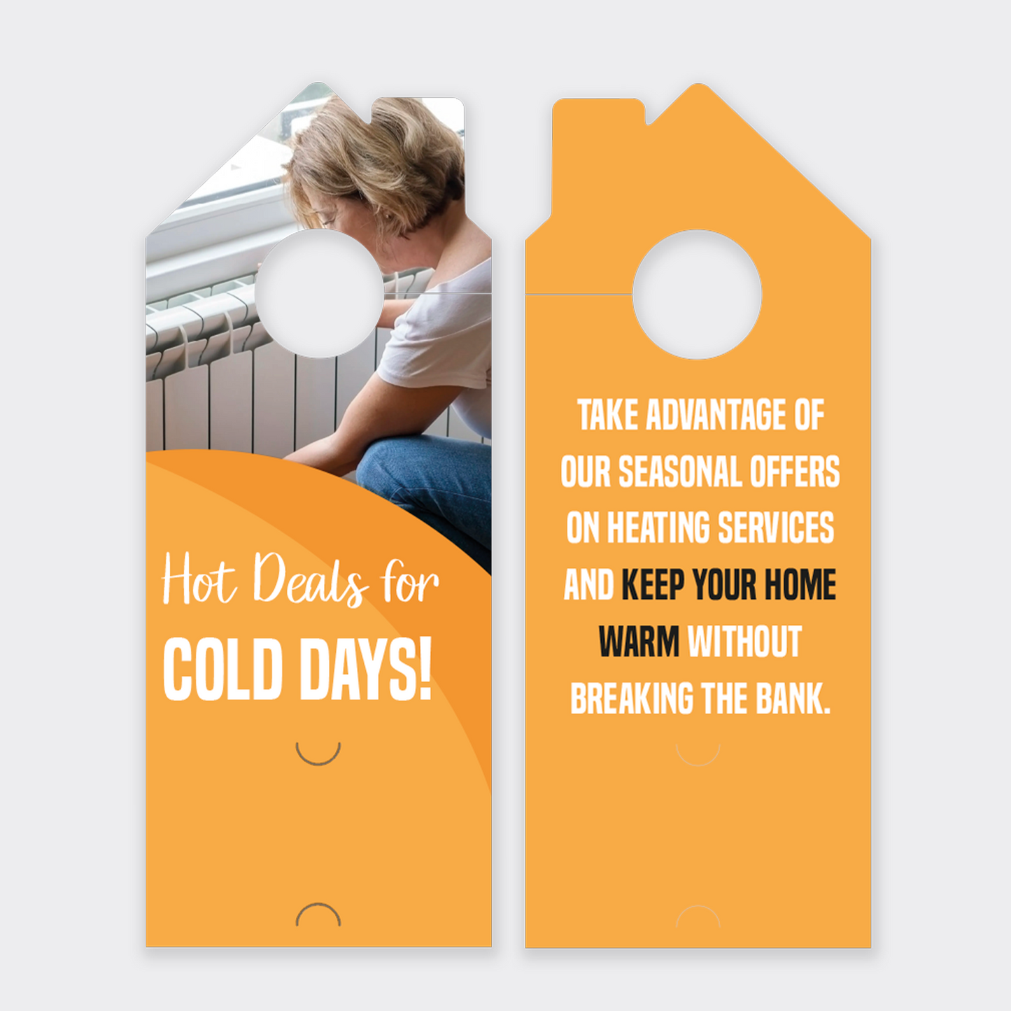 Heating Service Door Hangers
