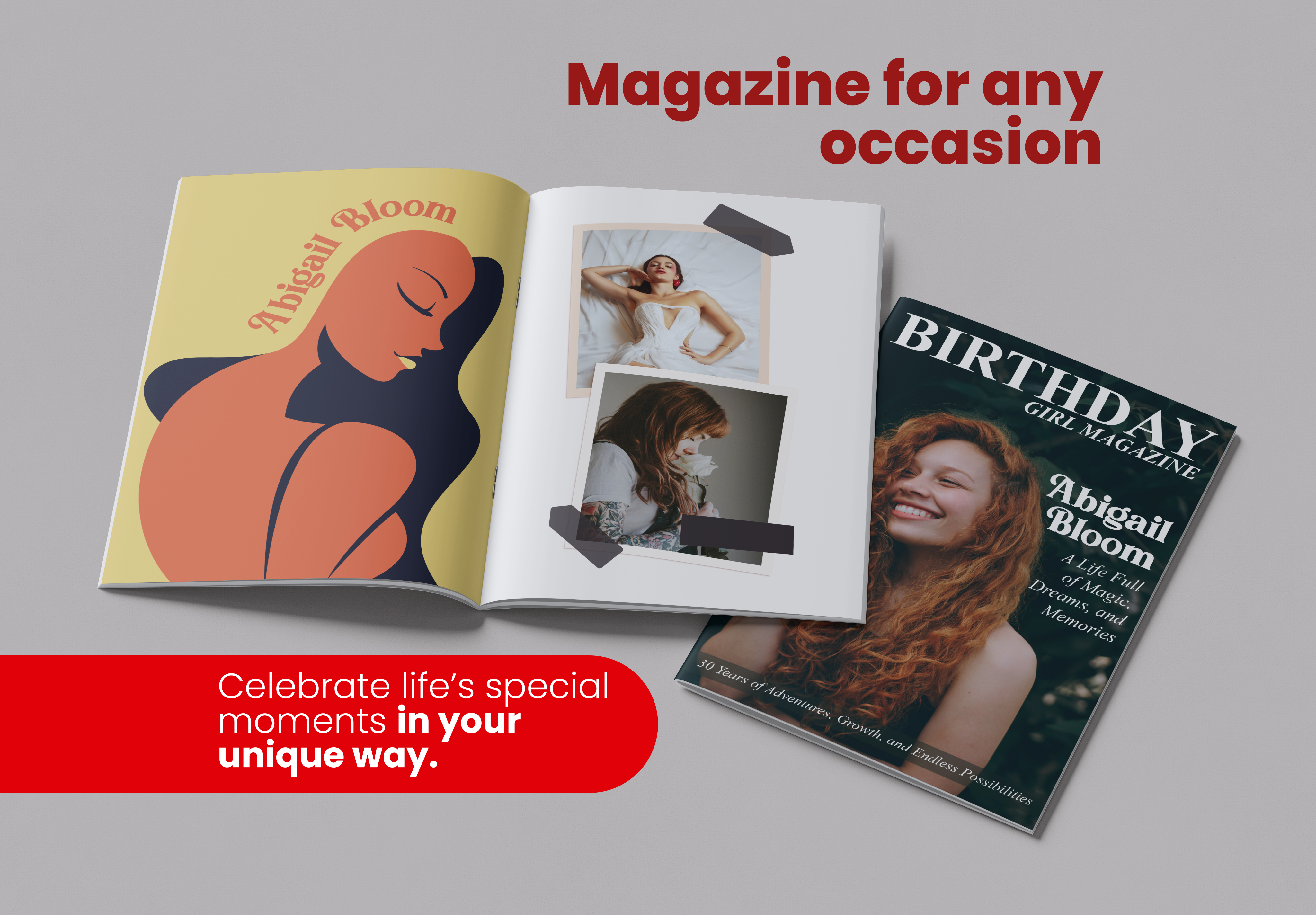 Custom Birthday Magazine
