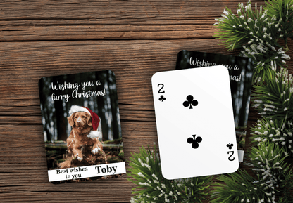 RUSH Marry Christmas Playing Cards