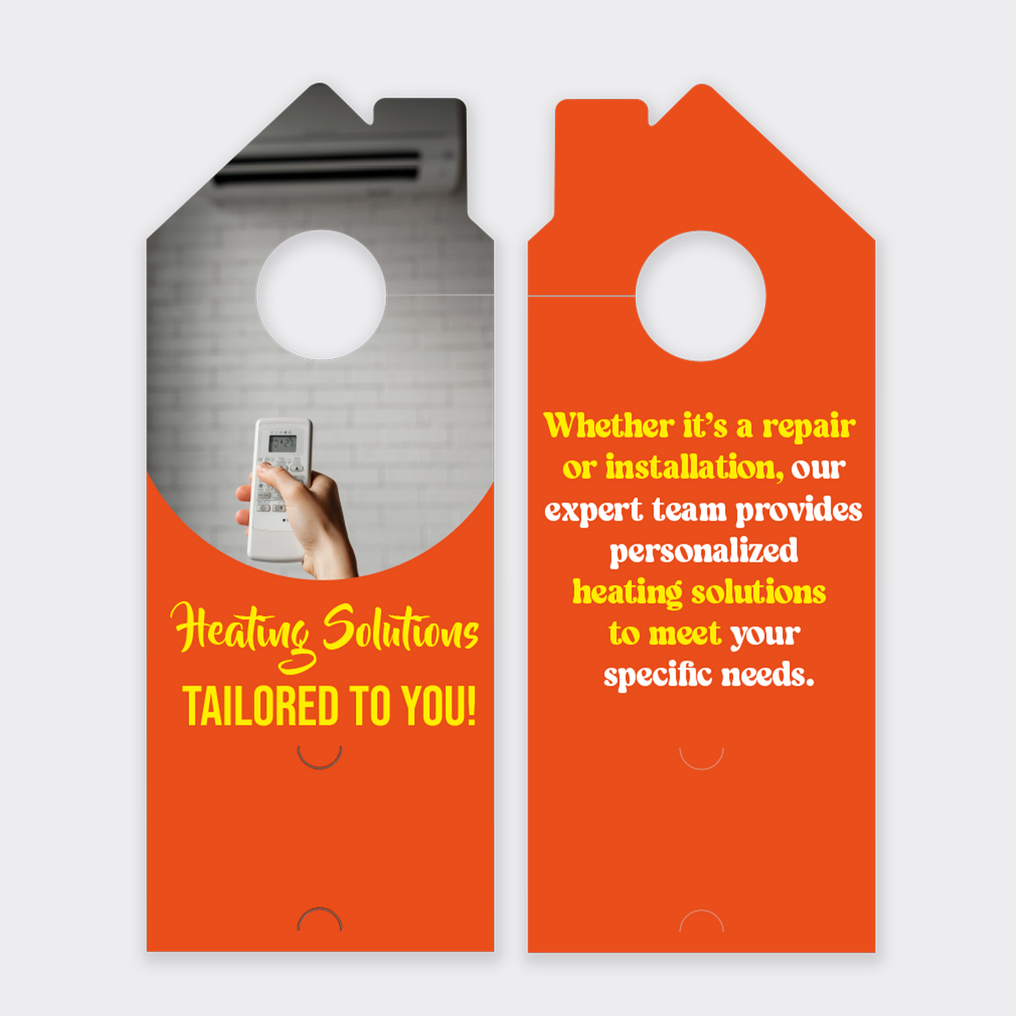 Heating Service Door Hangers
