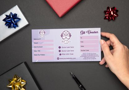 Custom Gift Certificate