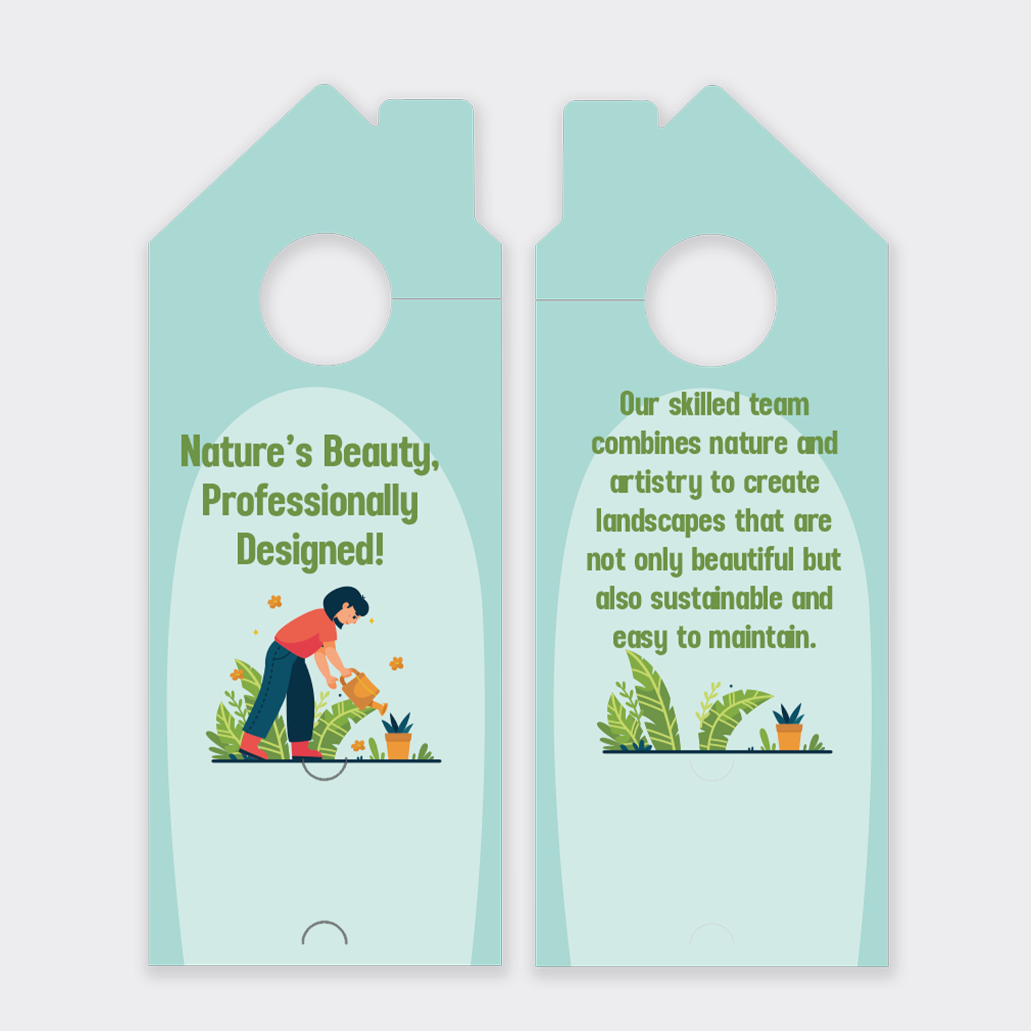 Landscape Services Door Hangers