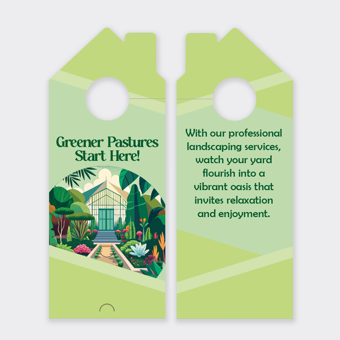 Landscape Services Door Hangers