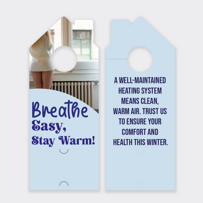 Heating Service Door Hangers