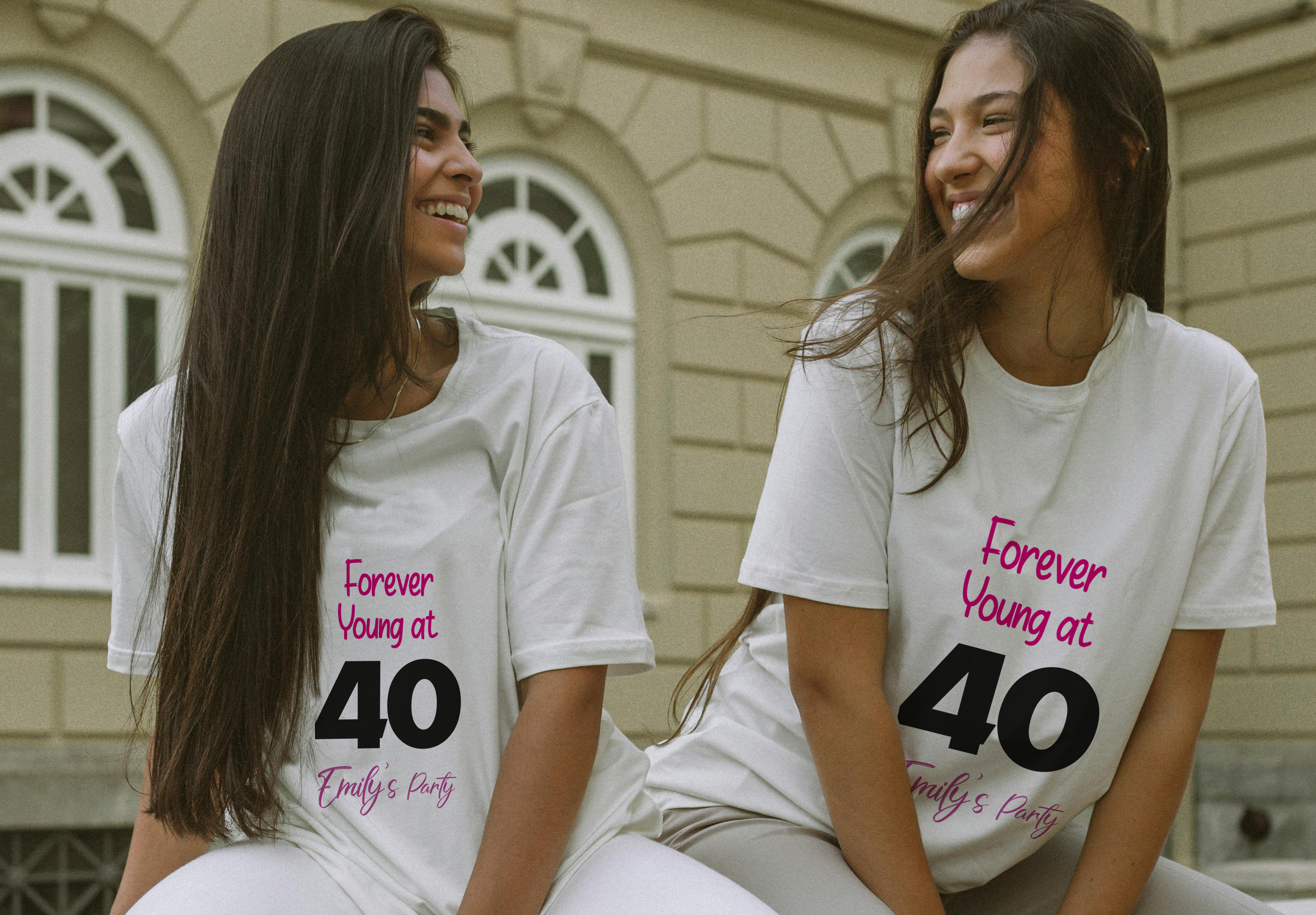 Personalized 40th Birthday Shirt for Women