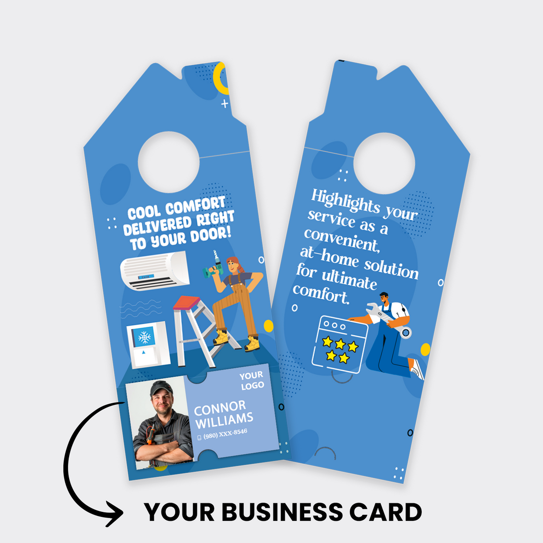 Air Conditioning Door Hangers