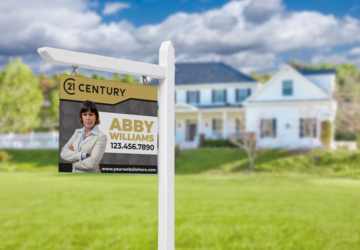Custom real estate yard sign | Realtor Outdoor sign | Century 21 Open House Sign