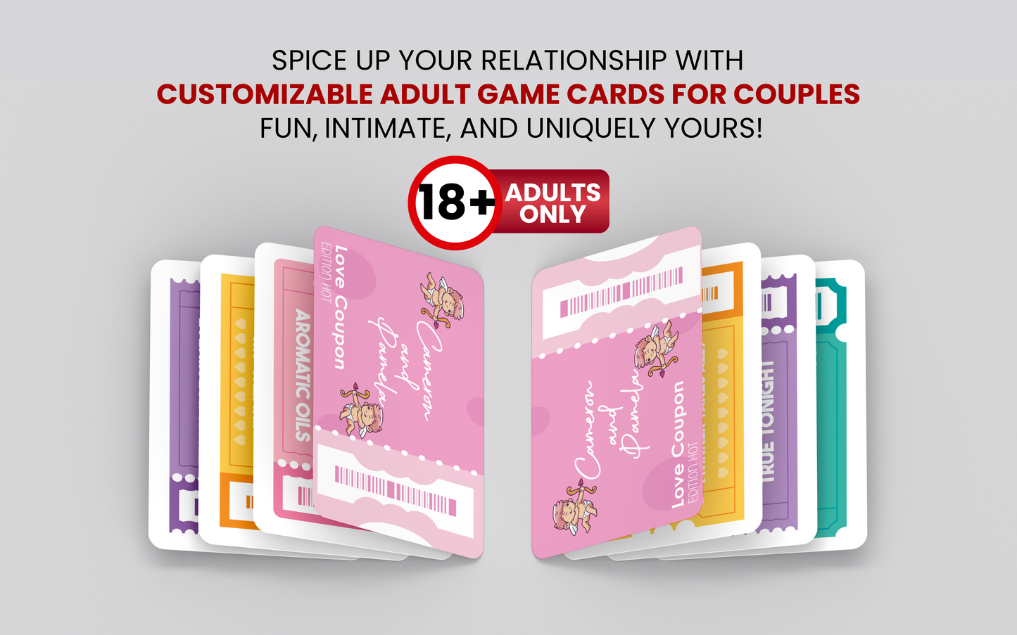 Custom Intimacy Coupons | Sexy Date Ideas | Romantic Couple Activities
