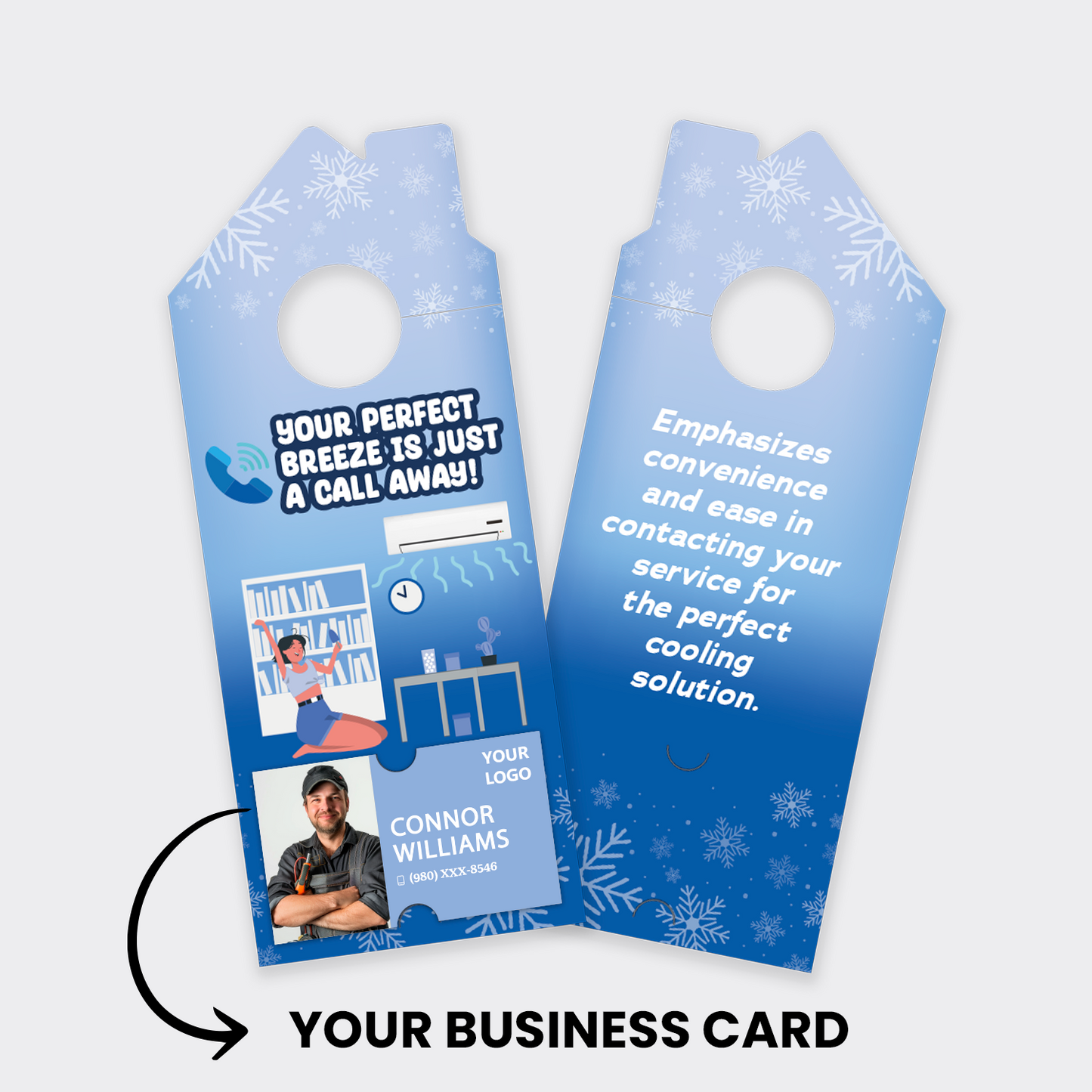 Air Conditioning Door Hangers