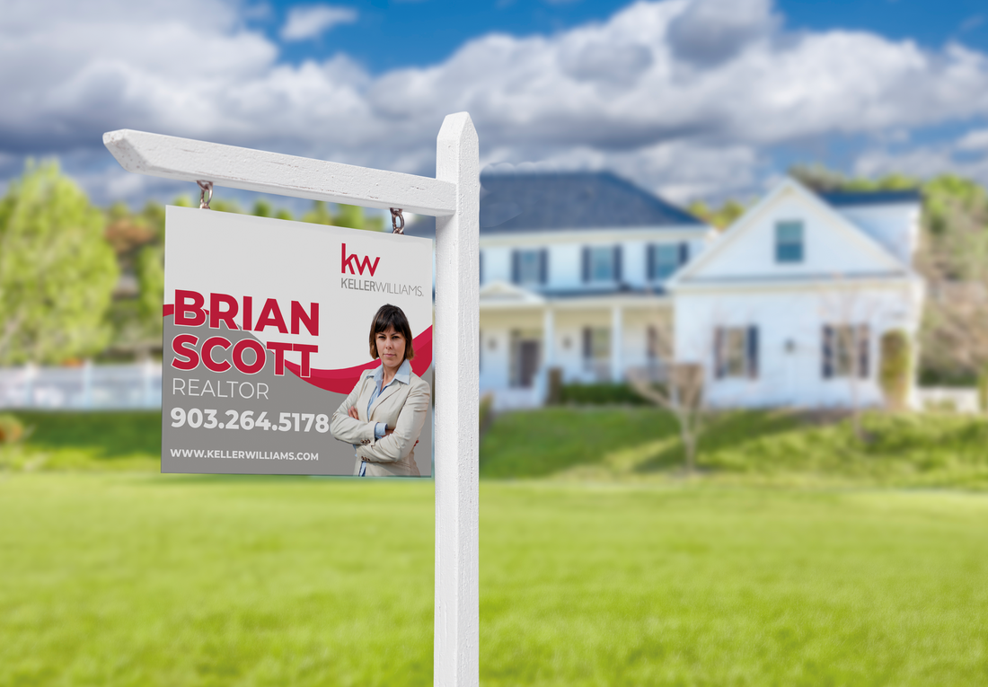 Custom real estate yard sign | Realtor Outdoor sign | Keller Williams Open House Sign