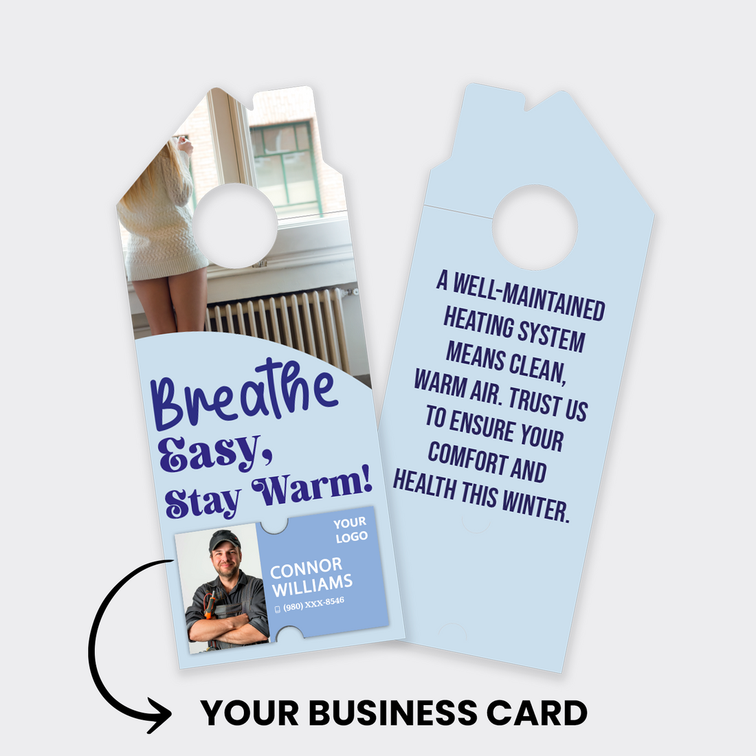 Heating Service Door Hangers