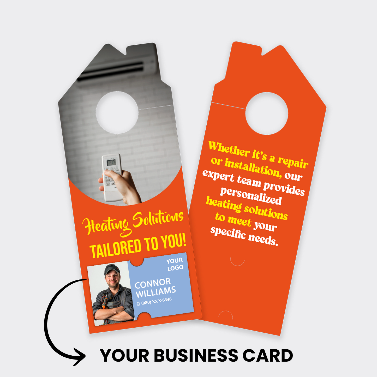Heating Service Door Hangers