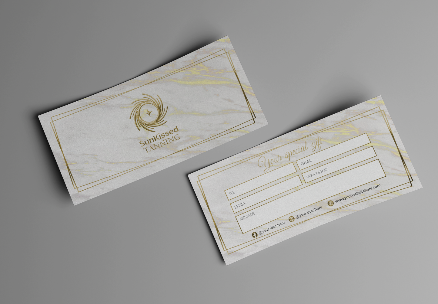 Luxury Custom Gift Certificate