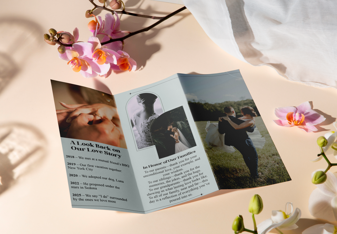 Custom Wedding Brochure
